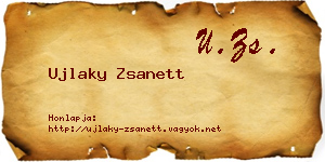 Ujlaky Zsanett névjegykártya