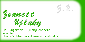zsanett ujlaky business card